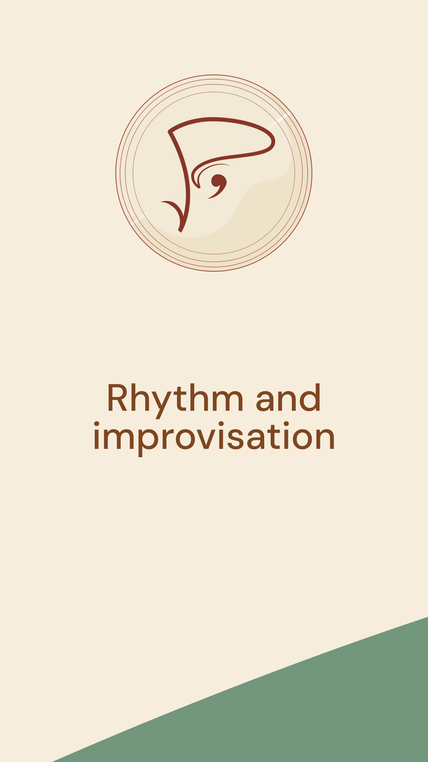 Pulse — improvisation begins with rhythm