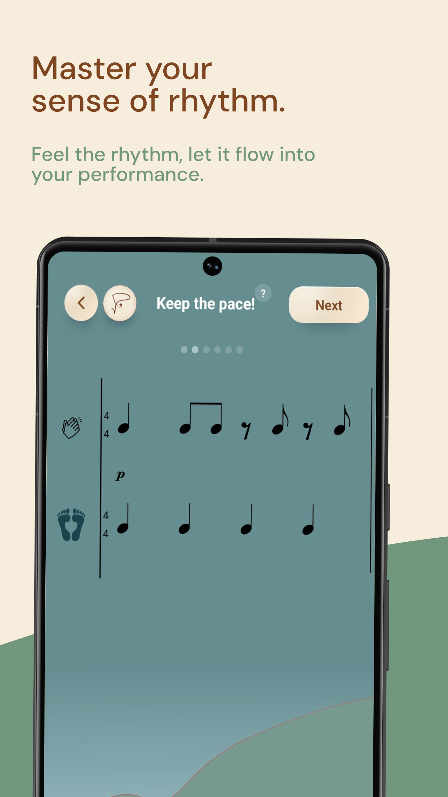 Develop your sense of rhythm